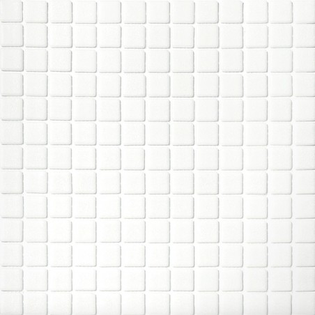 GRESITE COLOR BLANCO (NIEBLA) CON BRILLO EDERGLAS 2,2X2,2 REF. 100