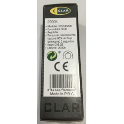 LAMPARA FOCO HALÓGENO 100 W 12 V 2-PIN 2000 LUMENES