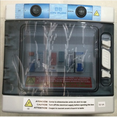 CUADRO ELECTRICO PISCINA DELTA FIL II+TRANSF. 50W H/6,3C/D