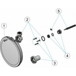 LAMPARA LED BLANCO LUMIPLUS FLEXI ON/OFF 28W 2750 LUMENES COD. 76573 ASTRALPOOL