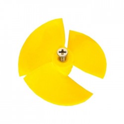 HELICE AMARILLA+TORNILLO LIMPIAFONDOS DC-DOLPHIN REF. 9995269 COD. MAY-201-0161