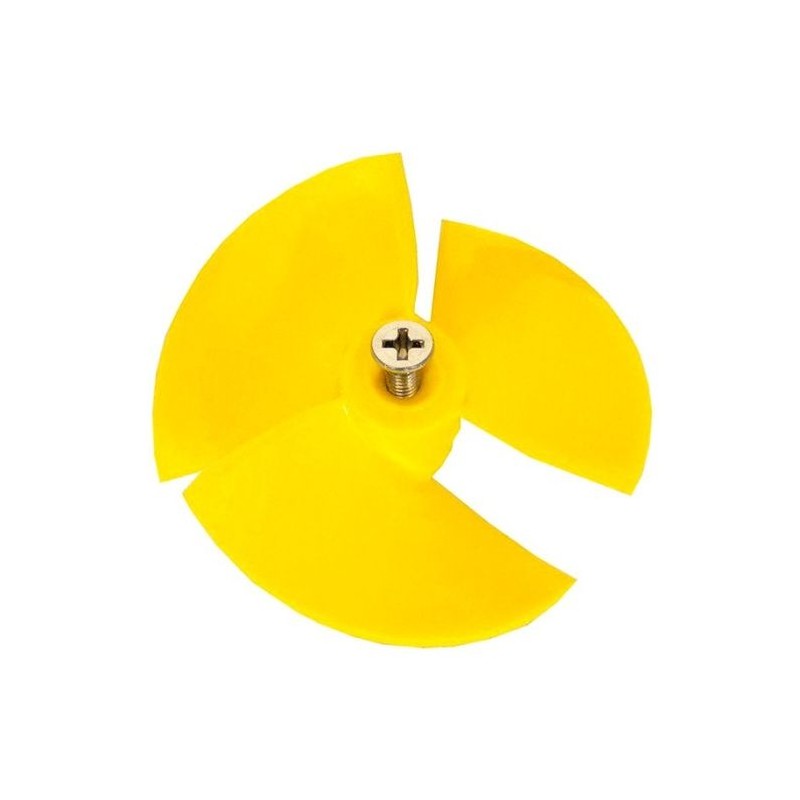 HELICE AMARILLA+TORNILLO LIMPIAFONDOS DC-DOLPHIN REF. 9995269 COD. MAY-201-0161