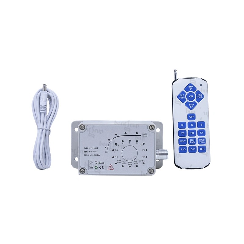 MODULADOR + MANDO A DISTANCIA RGB COD. EB101B+RC102B REF. CONTROLRGB TRYPOOL