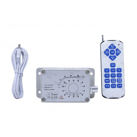 MODULADOR + MANDO A DISTANCIA RGB COD. EB101B+RC102B REF. CONTROLRGB TRYPOOL
