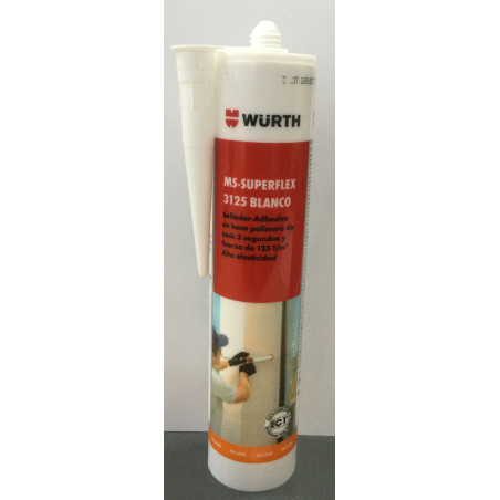 MS-SUPERFLEX 3125 BLANCO 290 ML. REF. 0892215290 WÜRTH