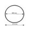 JUNTA TAPA FILTRO SUPERPOOL I-ARTIK-BALEAR COD. HAY-051-6083 HAYWARD