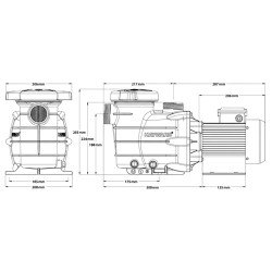 BOMBA PISCINA HAYWARD STARPUMP IE2
