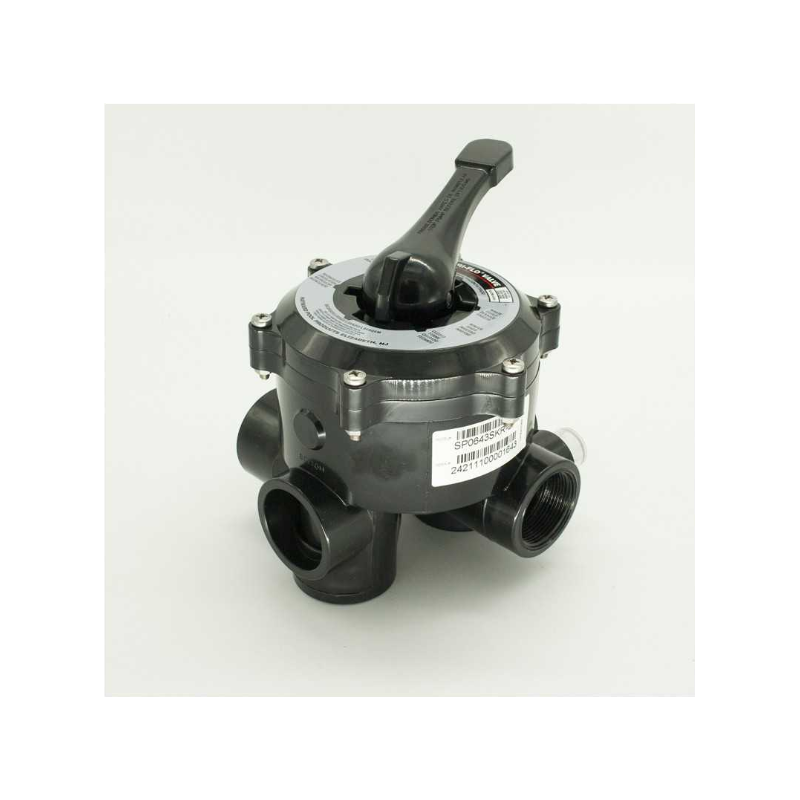 VALVULA SELECTORA 1 1/2" LATERAL 6 VIAS S/ENLACES REF. SP0643SKR-LP PRAHER/HAYWARD