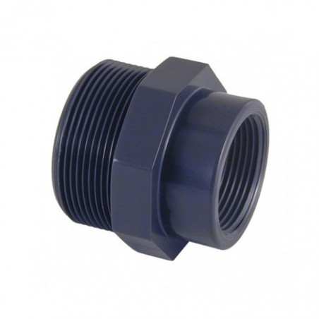 REDUCCION PVC ROSCAS MACHO-HEMBRA LARGA