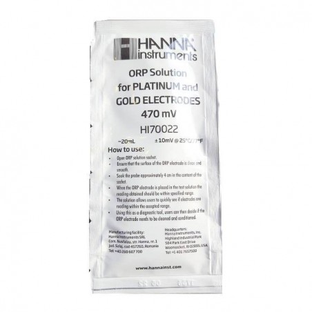 SOLUCION TAMPON REDOX 470 MV HANNA
